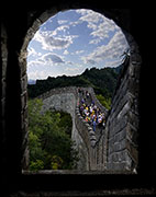 Great Wall at China by Stan Roban